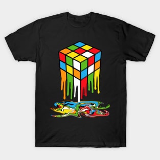 melting rubik cube T-Shirt